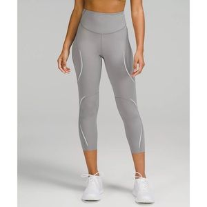 NWT Base Pace High Rise Crop Reflective